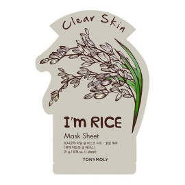 Tony moly, Очищающая тканевая маска с экстрактом риса